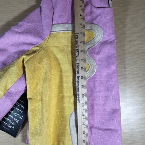 Tuckernuck Pop of Peony Maxine Top Pink / Yellow Sz Medium - Picture 9 of 10